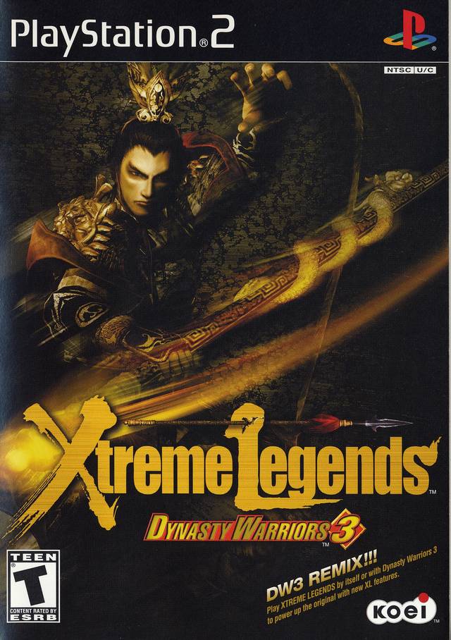 The coverart image of Dynasty Warriors 3: Xtreme Legends