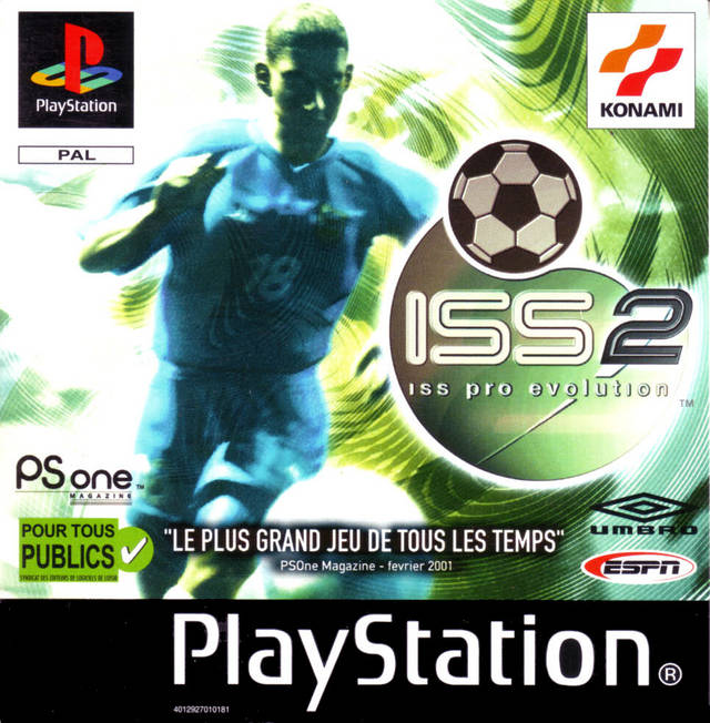 The coverart image of ISS Pro Evolution 2