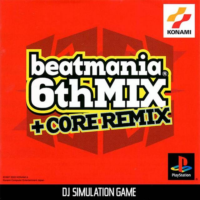 The coverart image of BeatMania 6th Mix + Core Remix