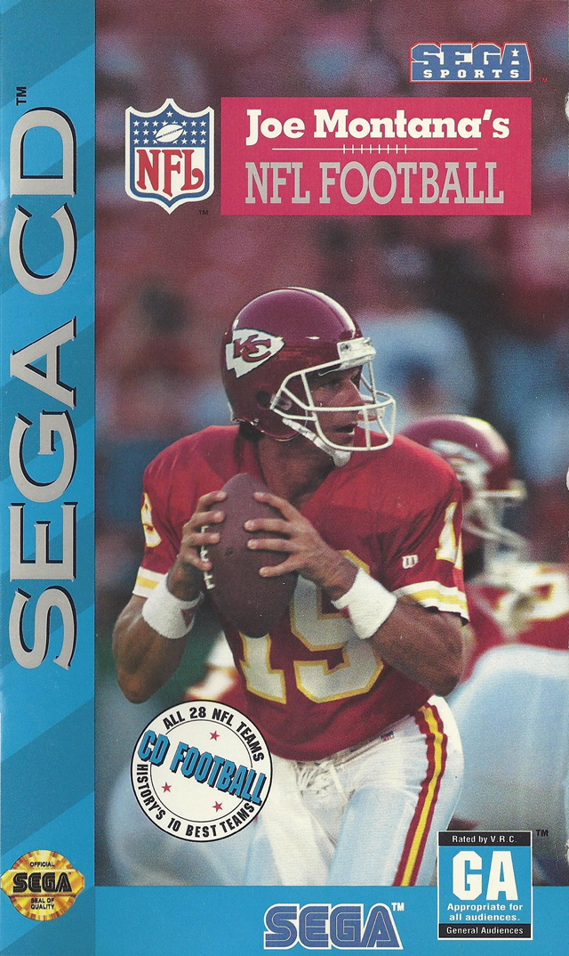 The coverart image of Joe Montana's NFL Football