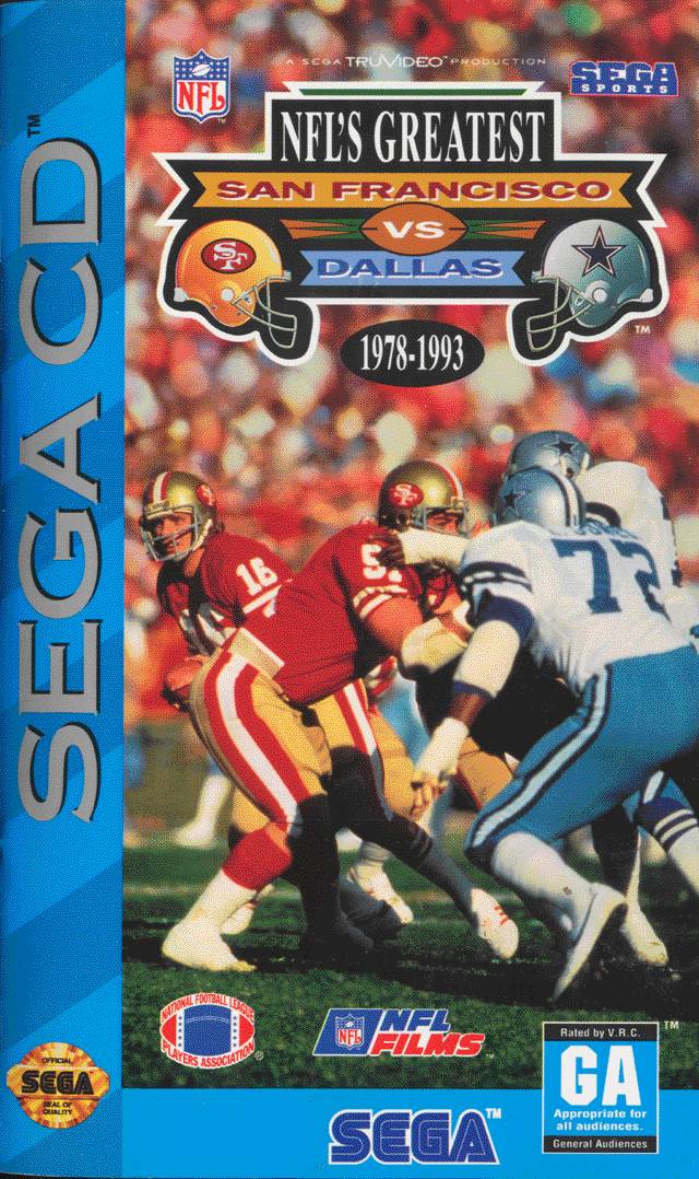 The coverart image of NFL's Greatest: San Francisco Vs. Dallas 1978-1993