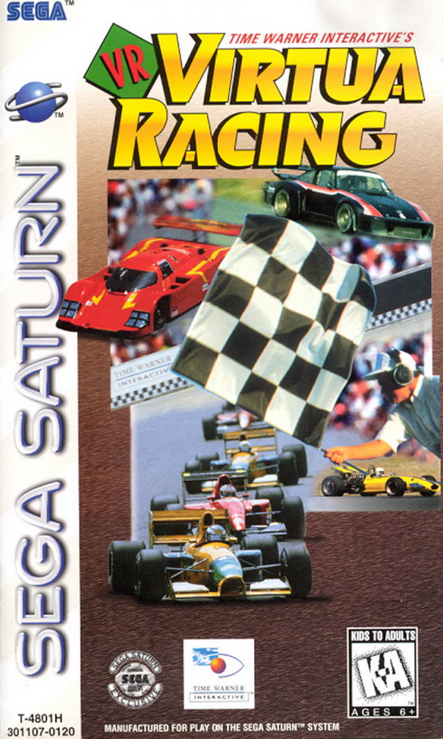 The coverart image of Time Warner Interactive's VR Virtua Racing