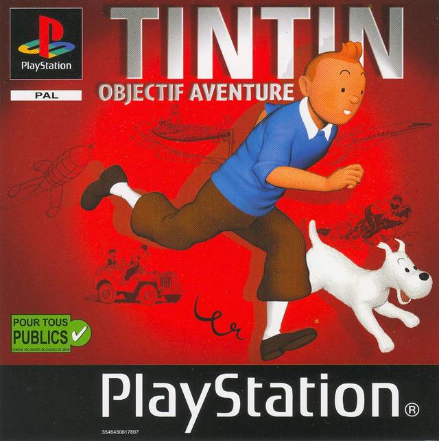 The coverart image of Tintin: Destination Adventure