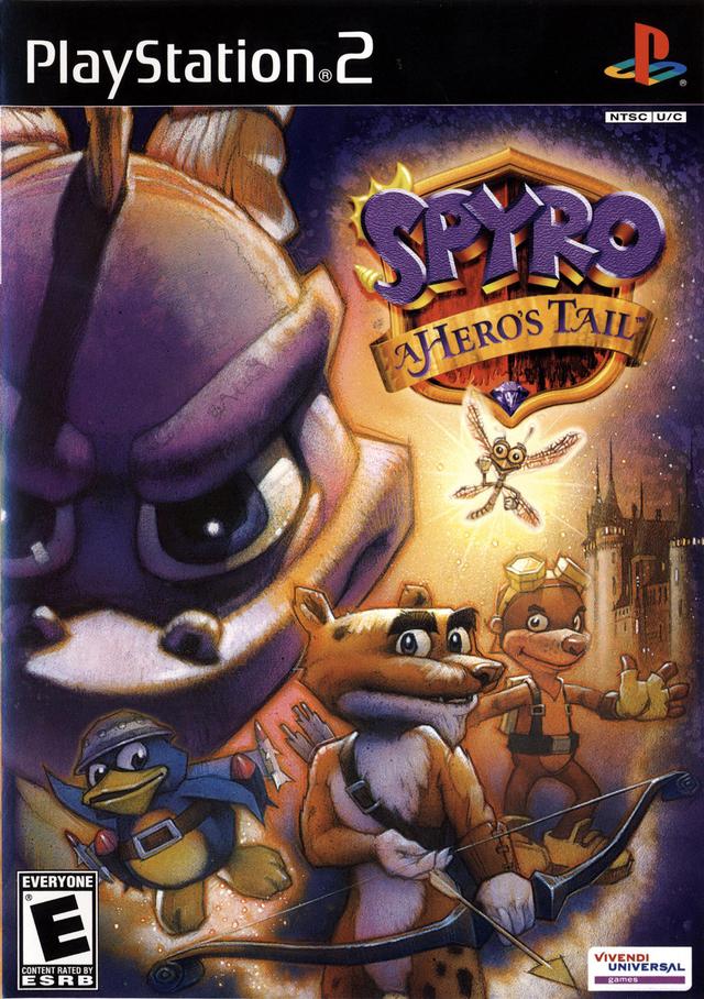 The coverart image of Spyro: A Hero's Tail