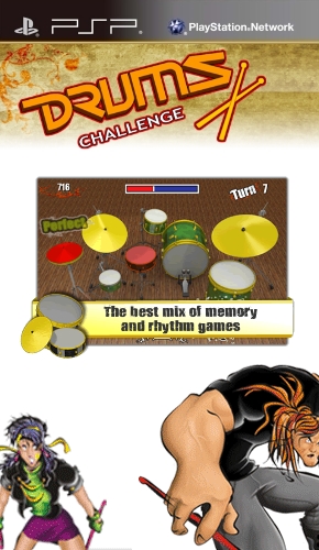 The coverart image of Drums Challenge