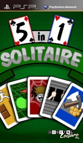 The coverart image of 5-in-1 Solitaire