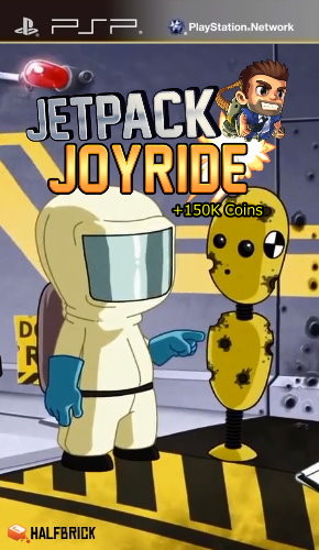 The coverart image of Jetpack Joyride + 150K Coins (v2)