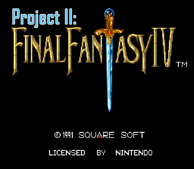 The coverart image of Project II: Final Fantasy IV (Hack)