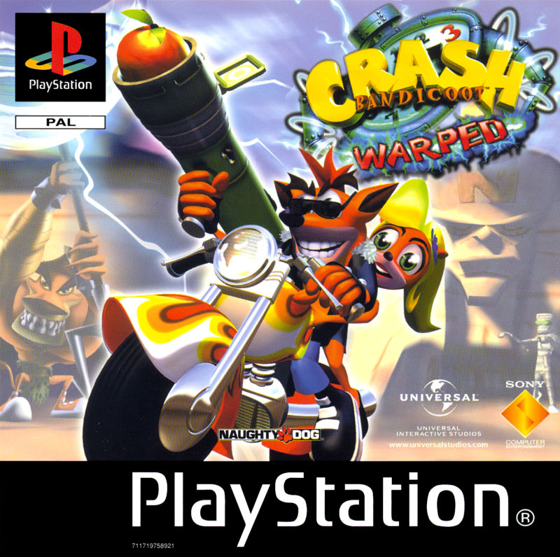 The coverart image of Crash Bandicoot 3: Warped