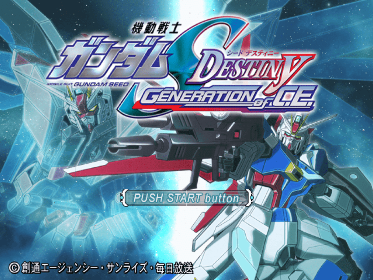 Kidou Senshi Gundam Seed Destiny Generation Of C E Japan Ps2 Iso Cdromance