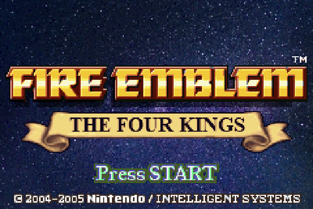 The coverart image of Fire Emblem: The Four Kings (Hack)