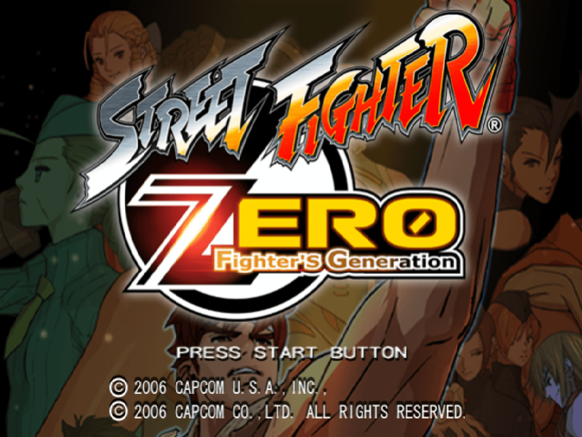 Street Fighter Zero: Fighter's Generation (Japan) PS2 ISO - CDRomance