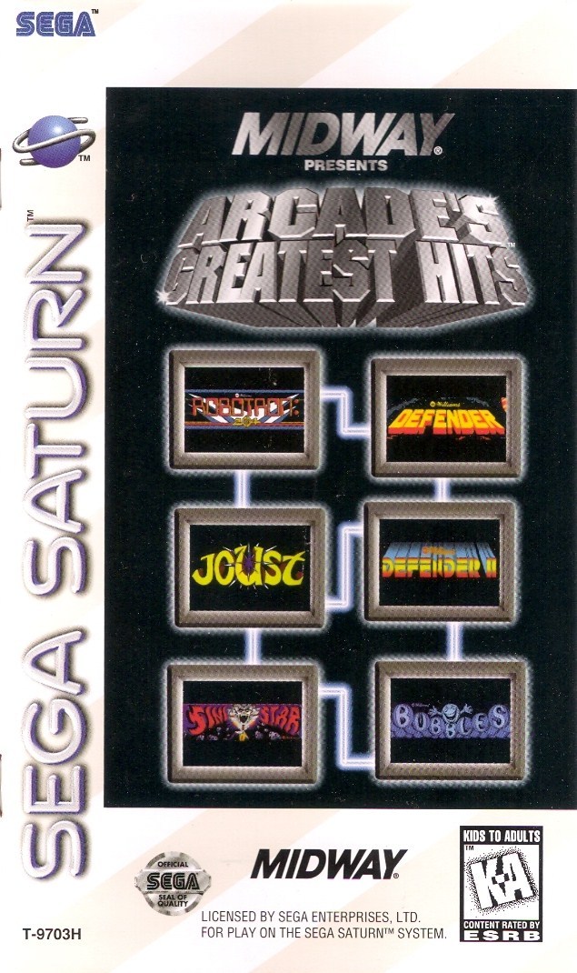 The coverart image of Arcade's Greatest Hits