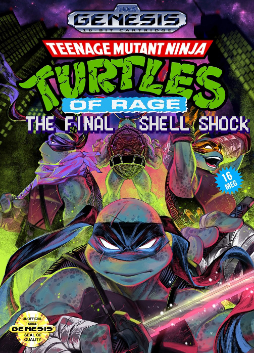 The coverart image of TMNT of Rage: The Final Shell Shock