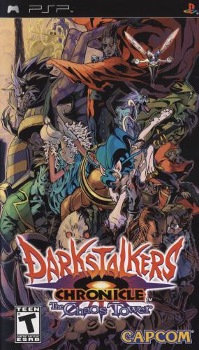 The coverart image of Darkstalkers Chronicle: The Chaos Tower