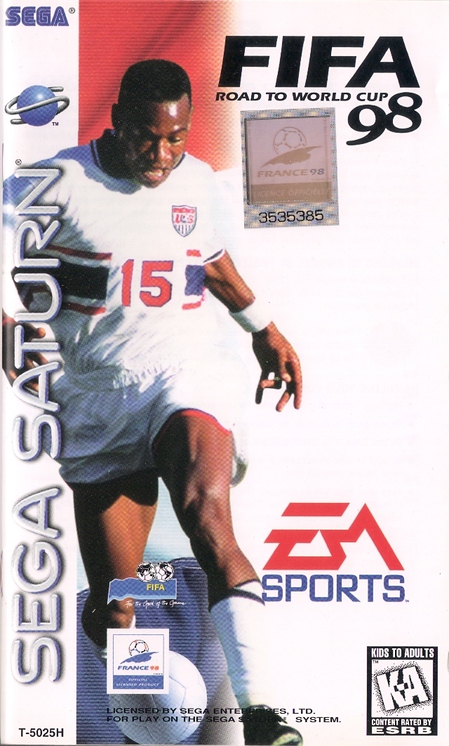 The coverart image of FIFA: Road to World Cup 98