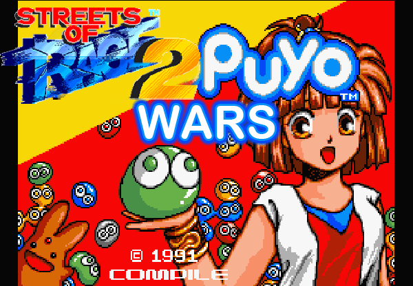 The coverart image of Streets of Rage 2: Puyo Wars