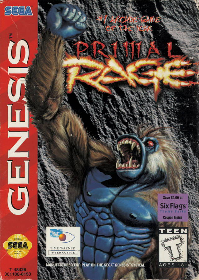The coverart image of Primal Rage