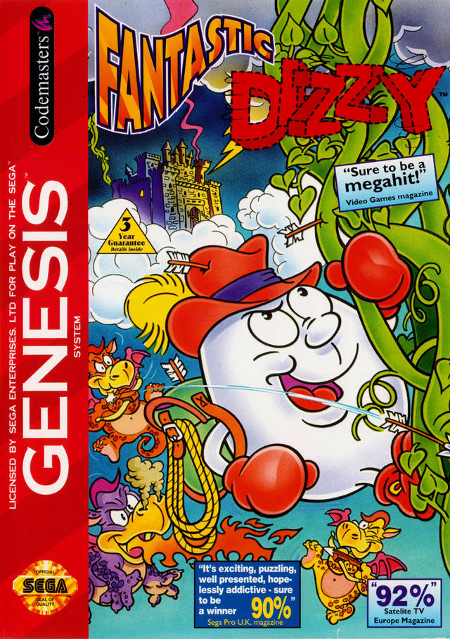 The coverart image of Fantastic Dizzy