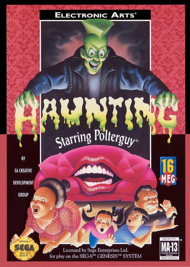 The coverart image of Haunting Starring Polterguy