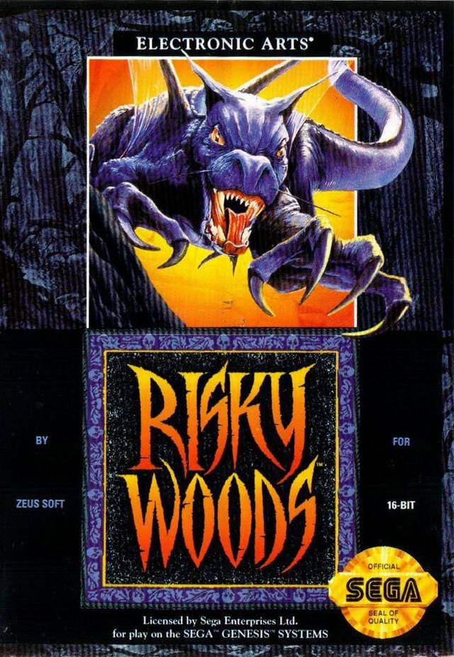 The coverart image of Risky Woods
