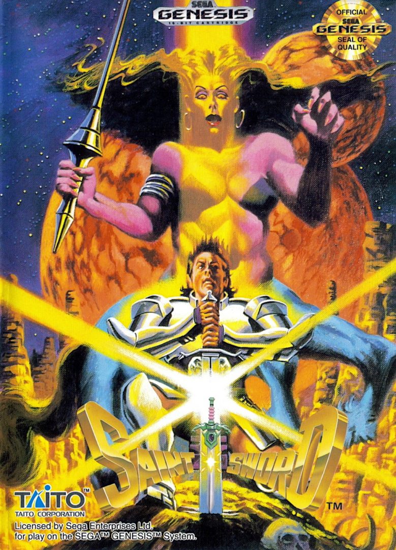 The coverart image of Saint Sword