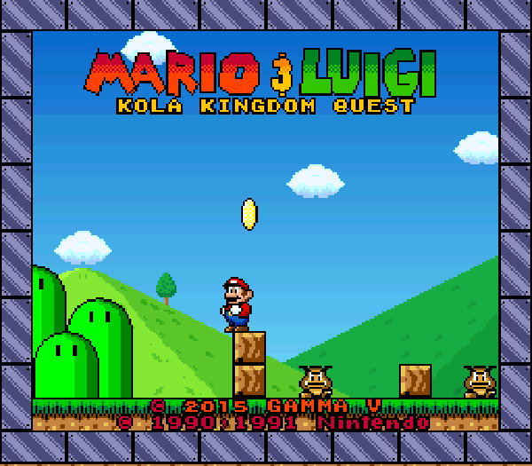The coverart image of Mario & Luigi: Kola Kingdom Quest (Hack)