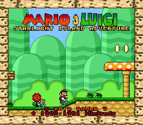 Mario Luigi Starlight Island Adventure
