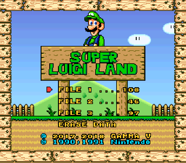 The coverart image of Super Luigi Land (Hack)