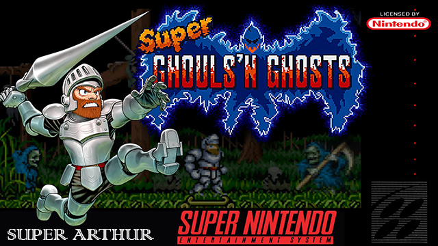 The coverart image of Super Ghouls 'N Ghosts: Super Arthur