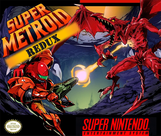The coverart image of Super Metroid Redux + Widescreen