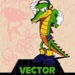 Coverart of Vector the Crocodile in Sonic the Hedgehog