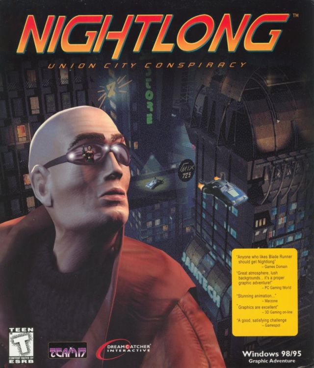 The coverart image of Nightlong: Union City Conspiracy