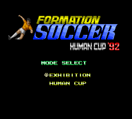 The coverart image of Formation Soccer Human Cup '92