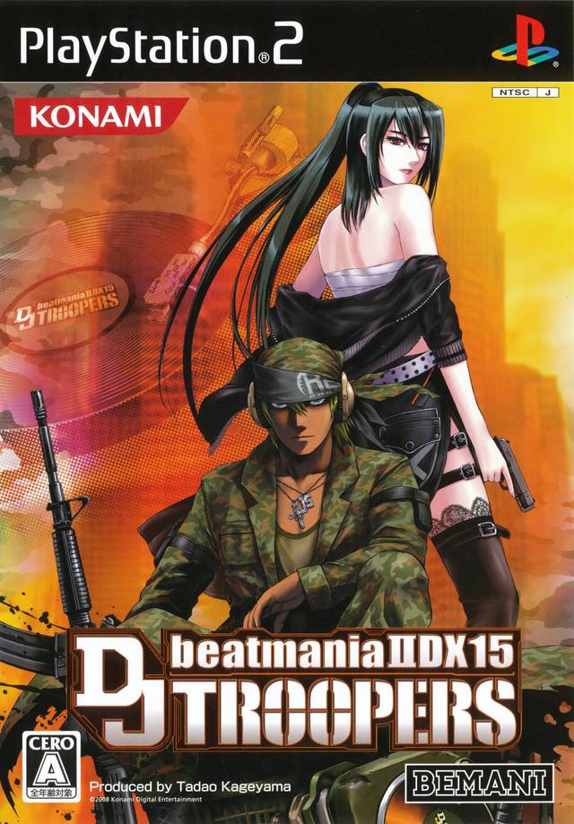 The coverart image of Beatmania II DX 15: DJ Troopers