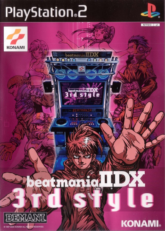 The coverart image of Beatmania II DX 3rd Style