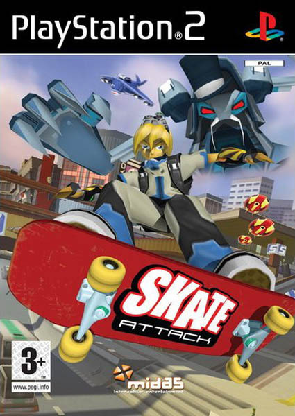 The coverart image of Skate Attack