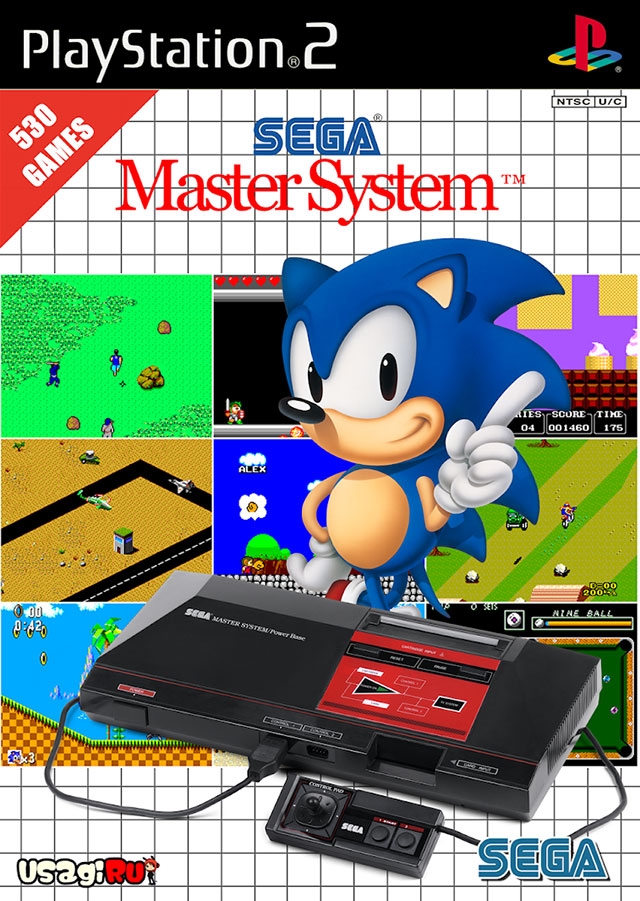 The coverart image of 530 SEGA Master System & Game Gear Games (Hack)