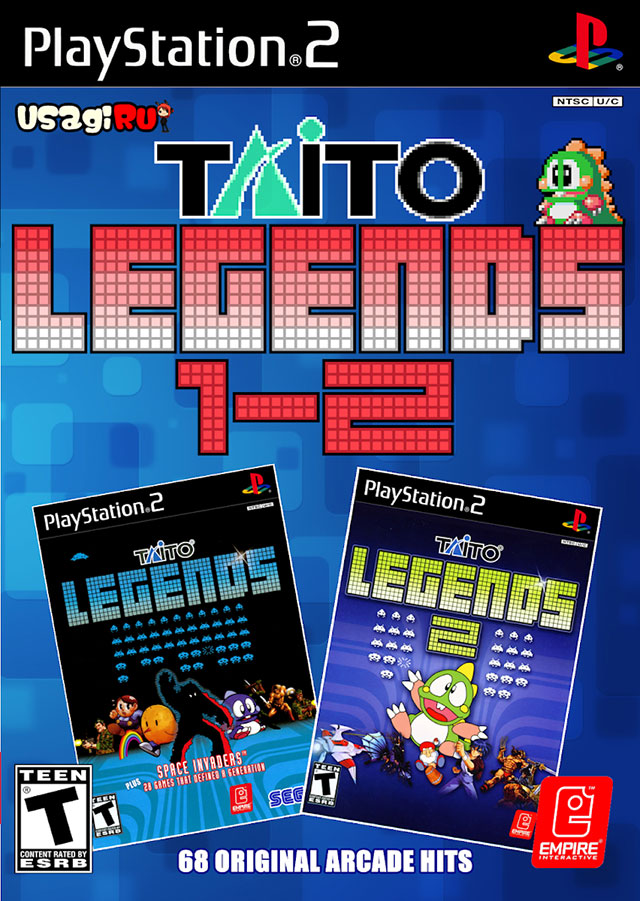 The coverart image of TAITO Legends 1 & 2 Collection (Hack)