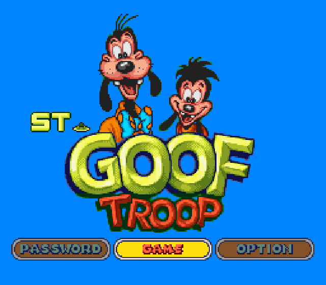 The coverart image of Goof Troop ST: Space Treasure