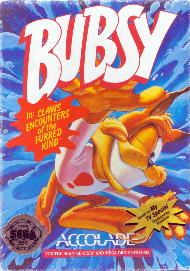The coverart image of Bubsy in: Claws Encounters of the Furred Kind
