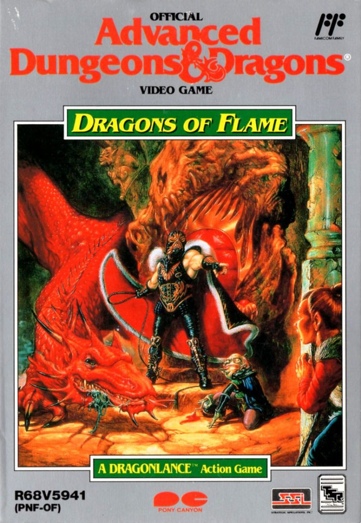 The coverart image of Advanced Dungeons & Dragons: Dragons of Flame