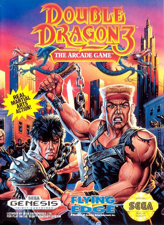 The coverart image of Double Dragon 3: The Arcade Game