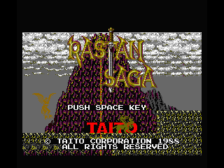 Rastan Saga (Japan) MSX ROM - CDRomance