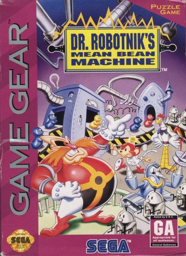 The coverart image of Dr. Robotnik's Mean Bean Machine