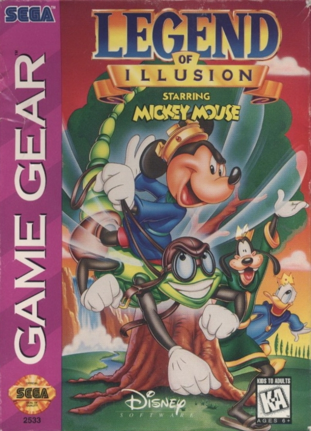 The coverart image of Legend of Illusion Starring Mickey Mouse