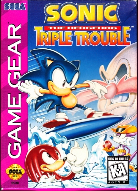 The coverart image of Sonic the Hedgehog: Triple Trouble / Sonic & Tails 2