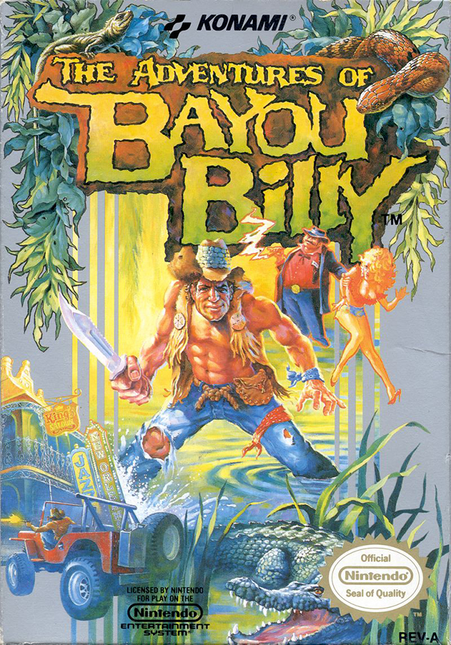 The coverart image of The Adventures of Bayou Billy