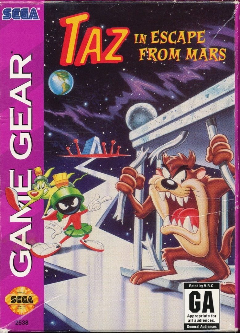The coverart image of Taz in Escape from Mars