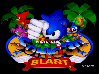 The coverart image of Sonic 3D Blast: Easy mode (Hack)